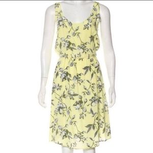 Joie Soft Yellow Silk Dress Size M